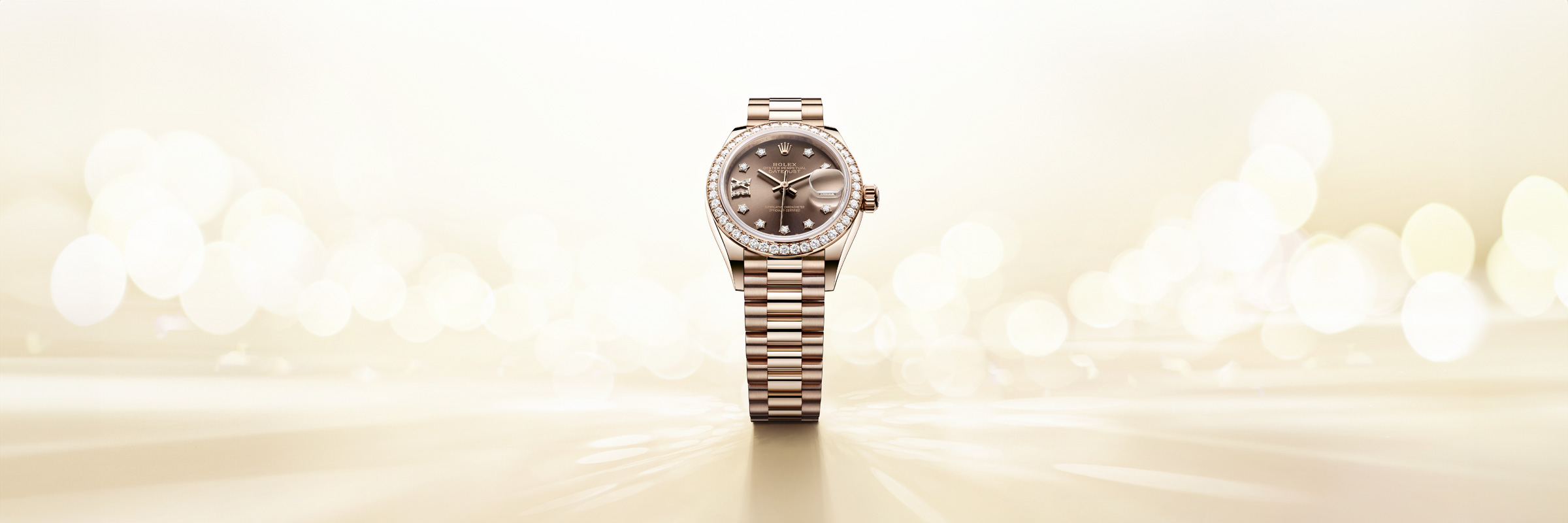 Rolex Lady-Datejust Oyster, 28 mm, Oystersteel, white gold and diamonds M279384RBR-0004