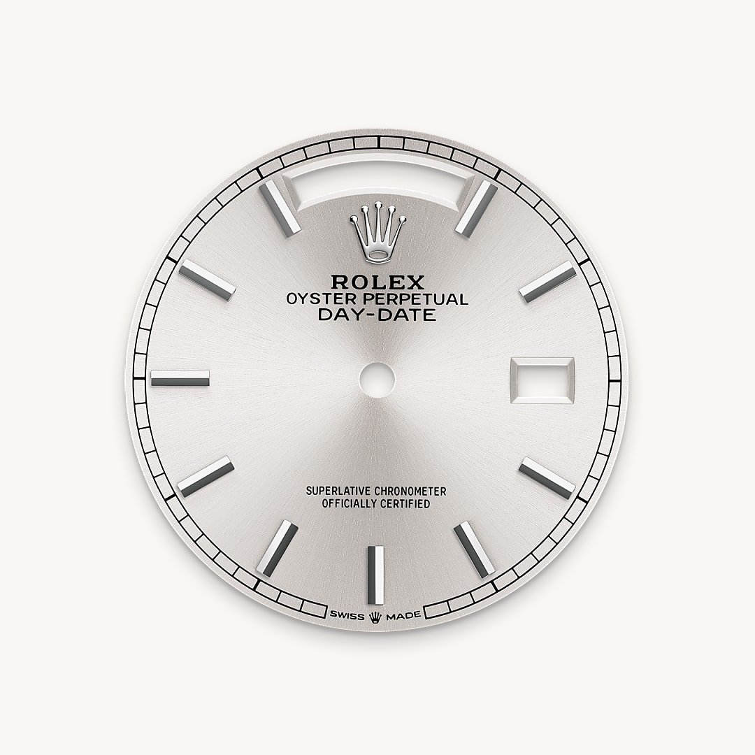 Silver dial