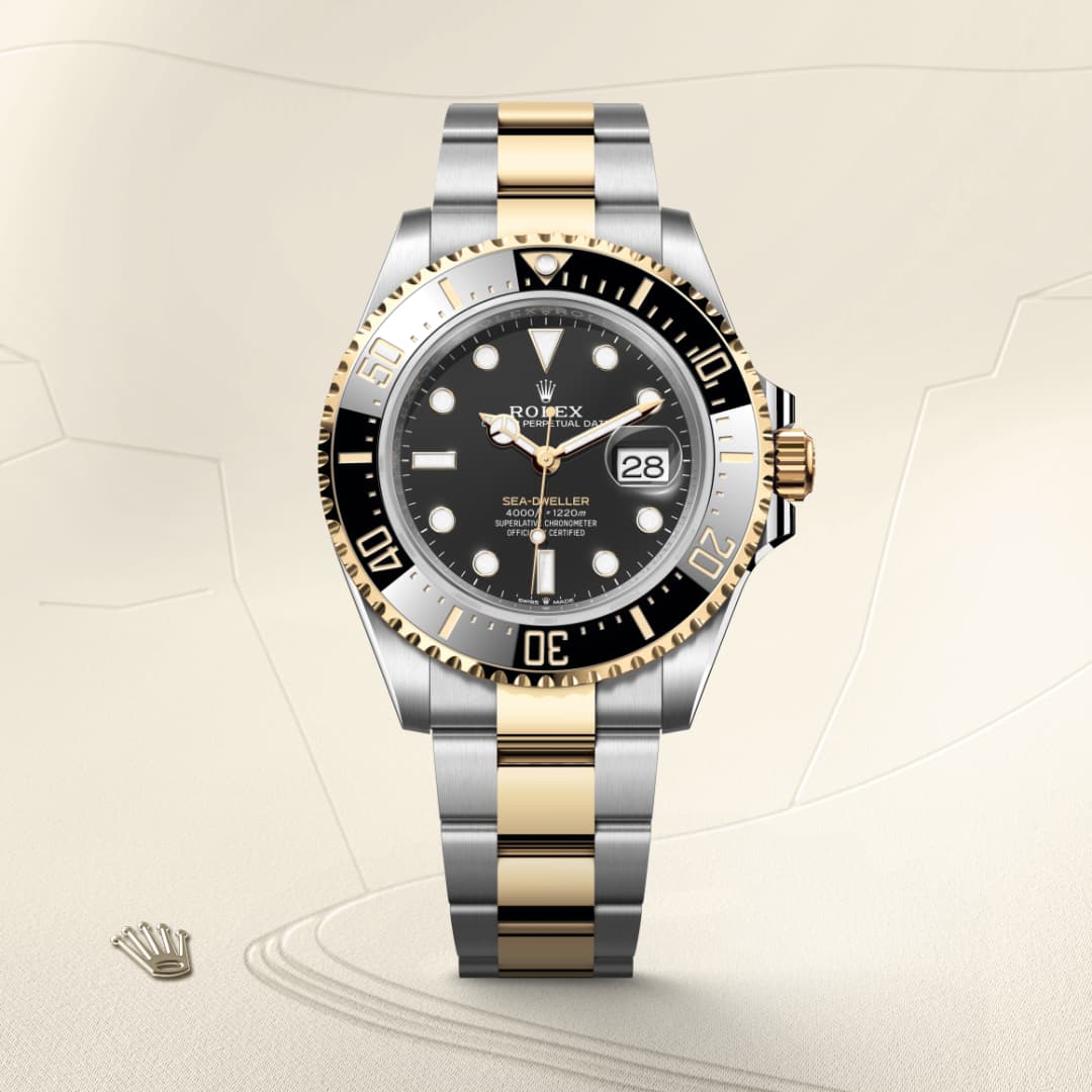 Rolex Sea-Dweller Oyster, 43 mm, Edelstahl Oystersteel und Gelbgold M126603-0001