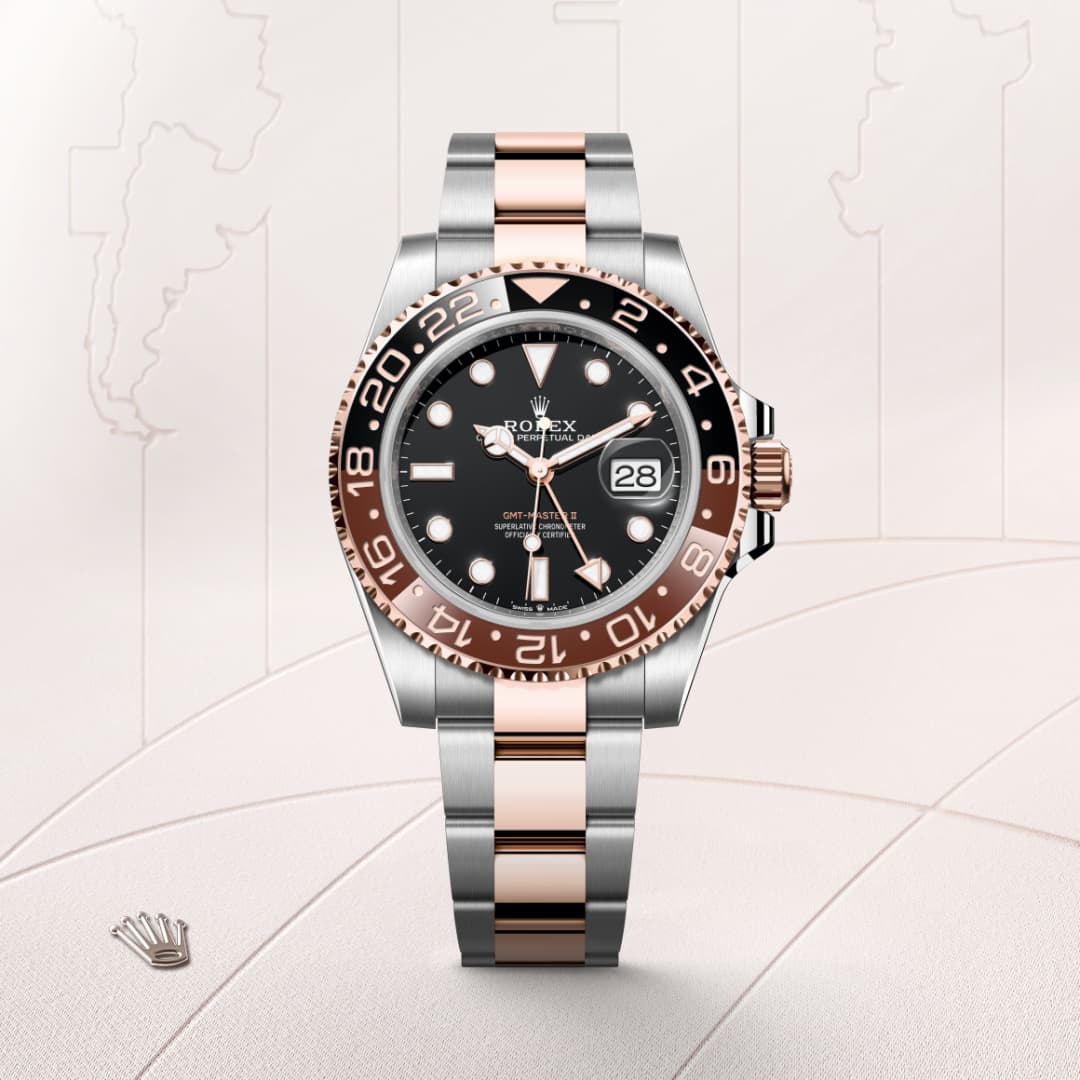 Rolex GMT-Master II Oyster, 40 mm, Edelstahl Oystersteel und Everose-Gold M126711CHNR-0002