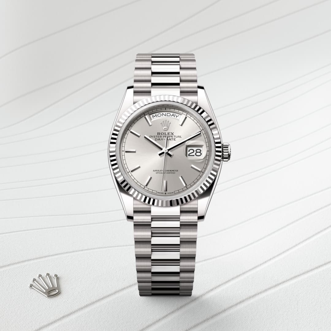 Rolex Day-Date 36 Oyster, 36 mm, white gold M128239-0005