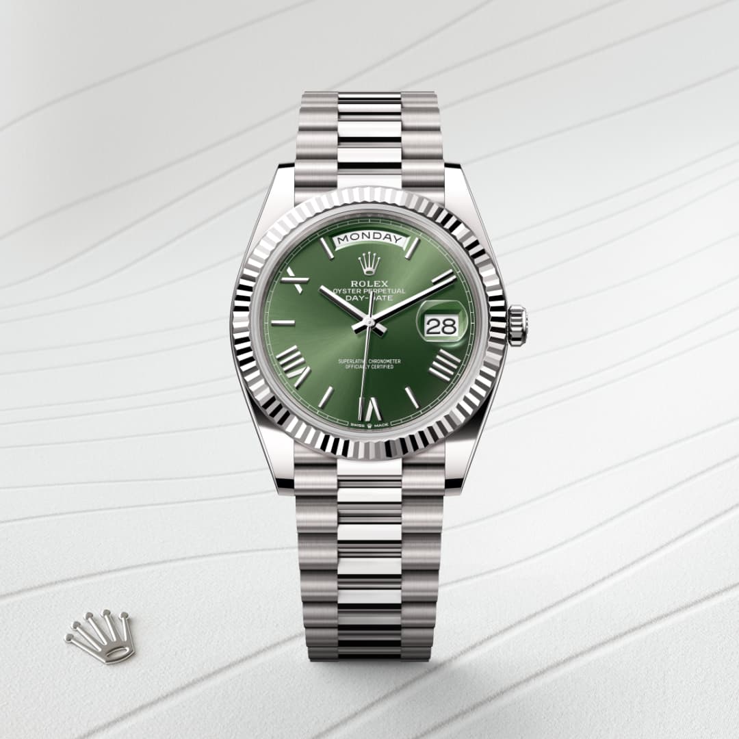 Rolex Day-Date 40 Oyster, 40 mm, Weißgold M228239-0033