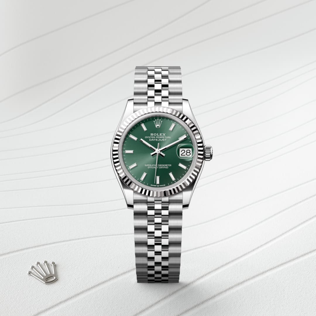 Rolex Datejust 31 Oyster, 31 mm, Oystersteel and white gold M278274-0018