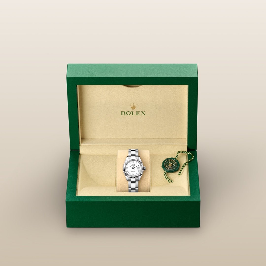 Rolex Lady-Datejust Oyster, 28 mm, Oystersteel and white gold M279174-0020