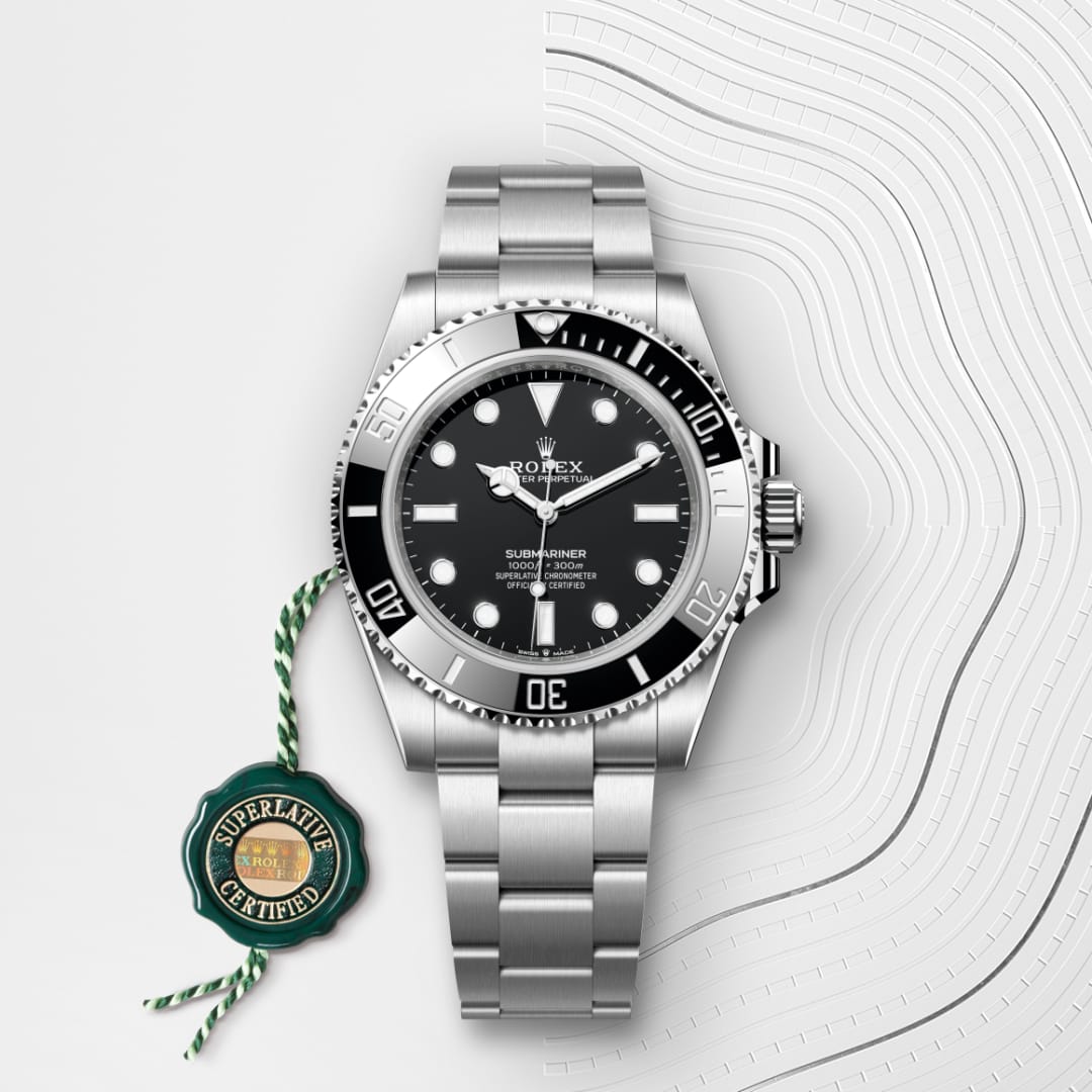 Rolex Submariner Oyster, 41 mm, Edelstahl Oystersteel M124060-0001