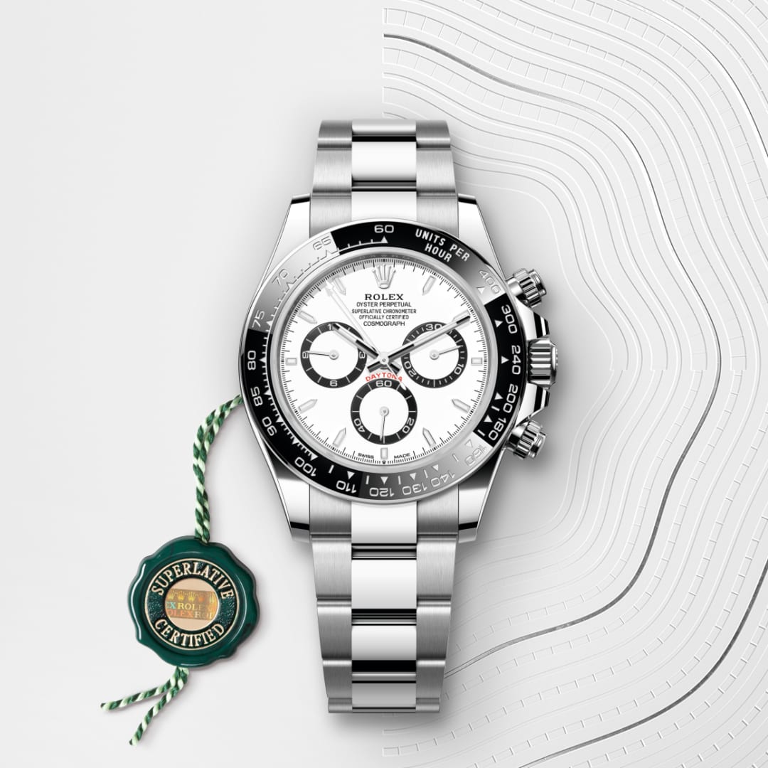 Rolex Cosmograph Daytona Oyster, 40 mm, Edelstahl Oystersteel M126500LN-0001