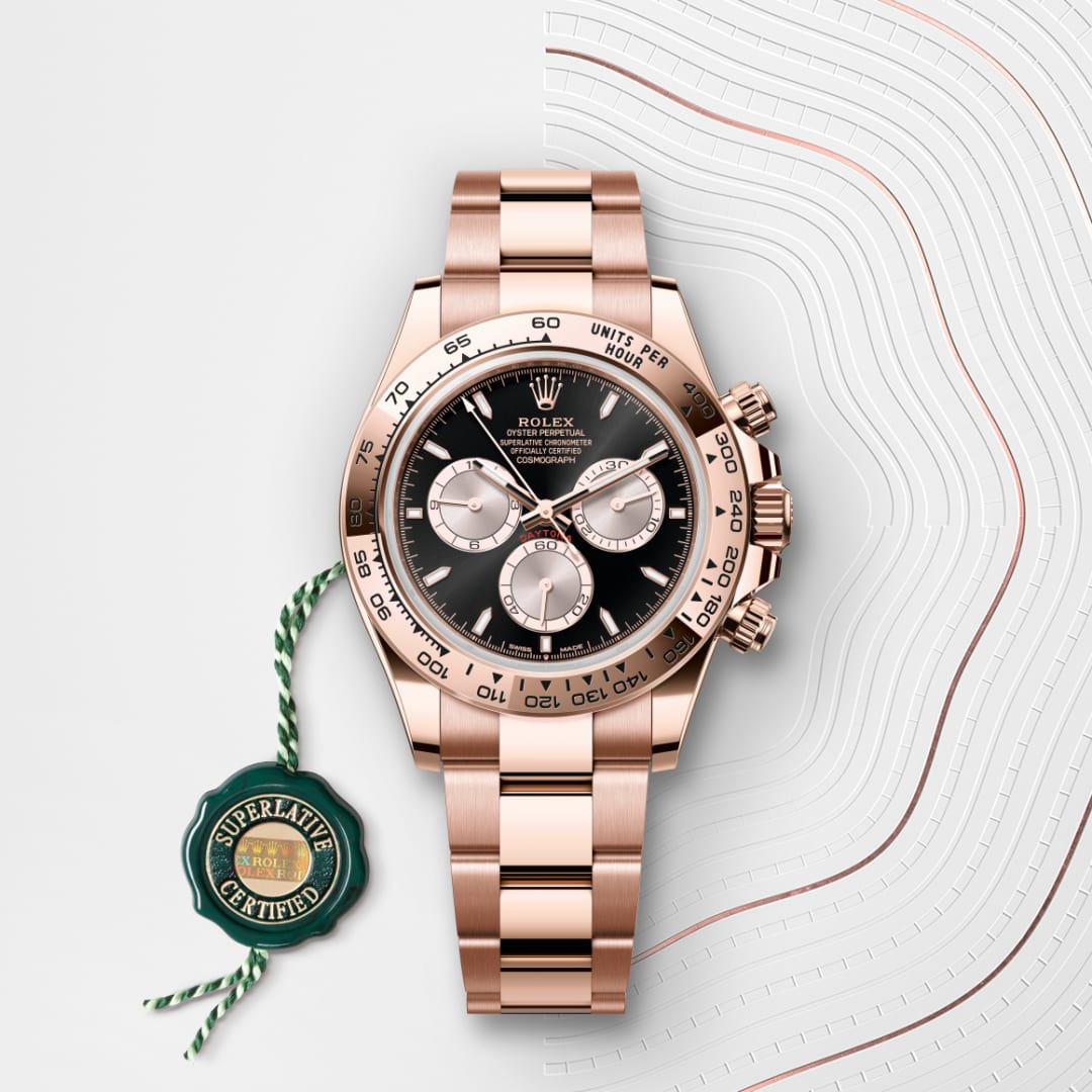 Rolex Cosmograph Daytona Oyster, 40 mm, Everose gold M126505-0001