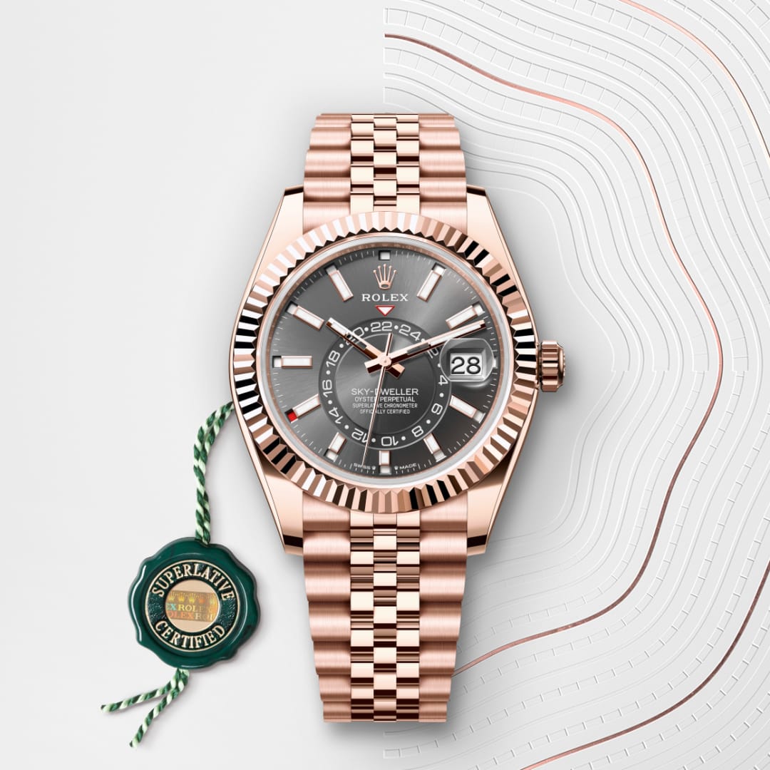 Rolex Sky-Dweller Oyster, 42 mm, Everose-Gold M336935-0008