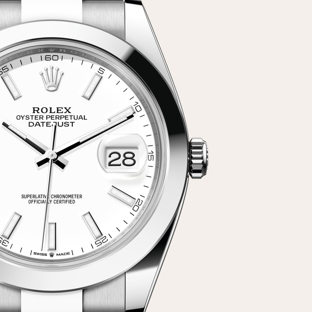 Rolex Datejust 41 Oyster, 41 mm, Edelstahl Oystersteel M126300-0005