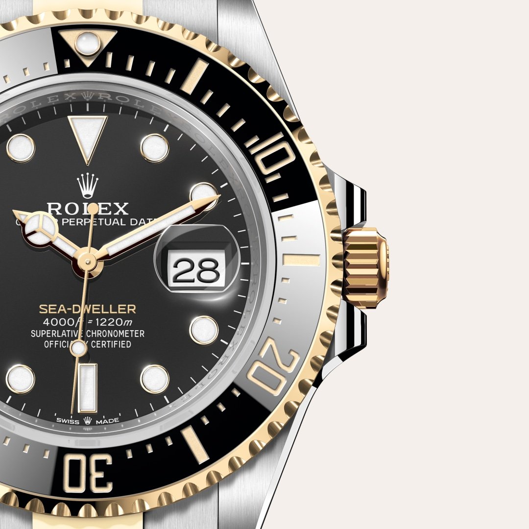 Rolex Sea-Dweller Oyster, 43 mm, Edelstahl Oystersteel und Gelbgold M126603-0001