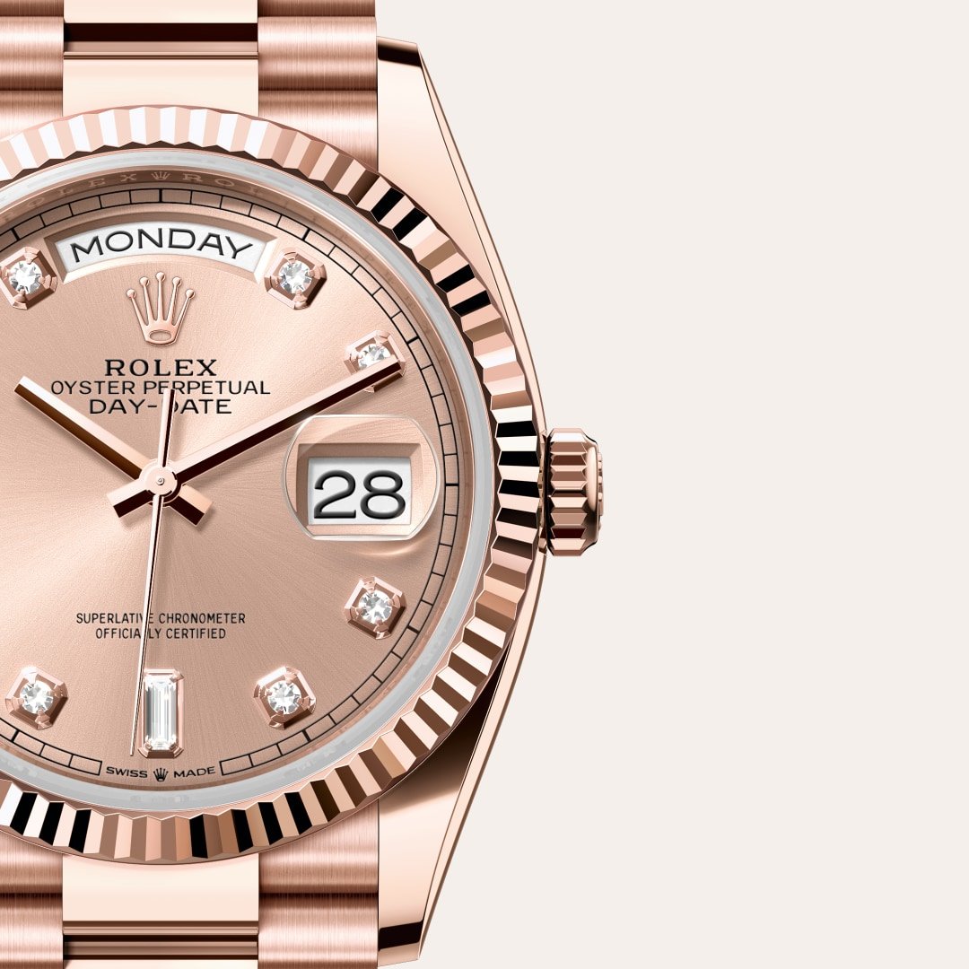 Rolex Day-Date 36 Oyster, 36 mm, Everose gold M128235-0009