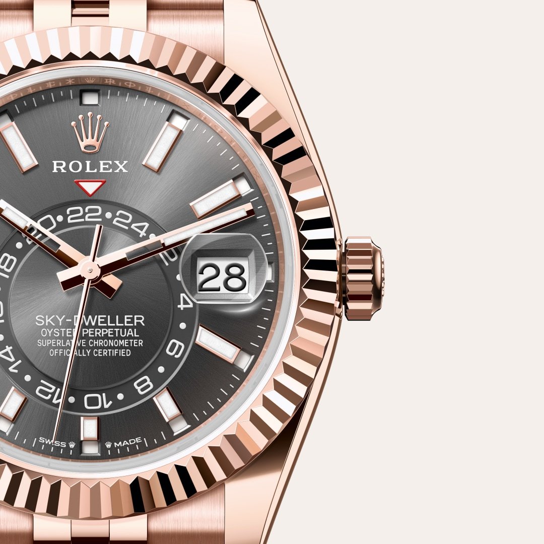 Rolex Sky-Dweller Oyster, 42 mm, Everose-Gold M336935-0008