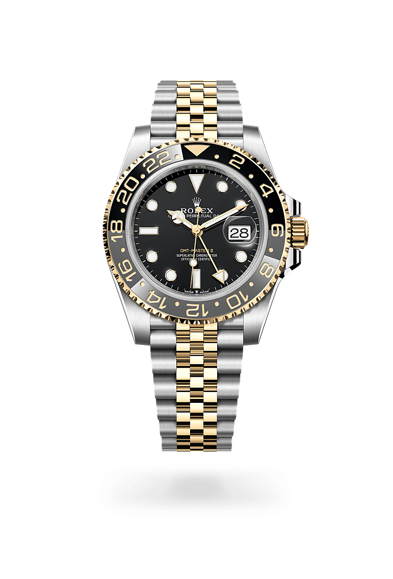 Rolex GMT-Master II Oyster, 40 mm, Oystersteel and yellow gold m126713grnr-0001