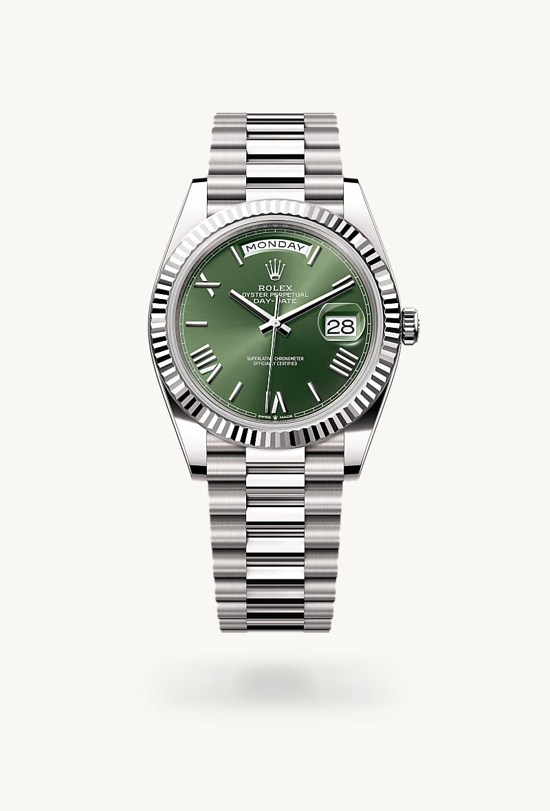 Rolex Day-Date 40 Oyster, 40 mm, Weißgold M228239-0033