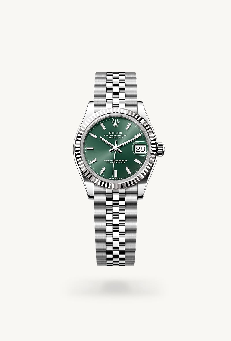 Rolex Datejust 31 Oyster, 31 mm, Oystersteel and white gold M278274-0018