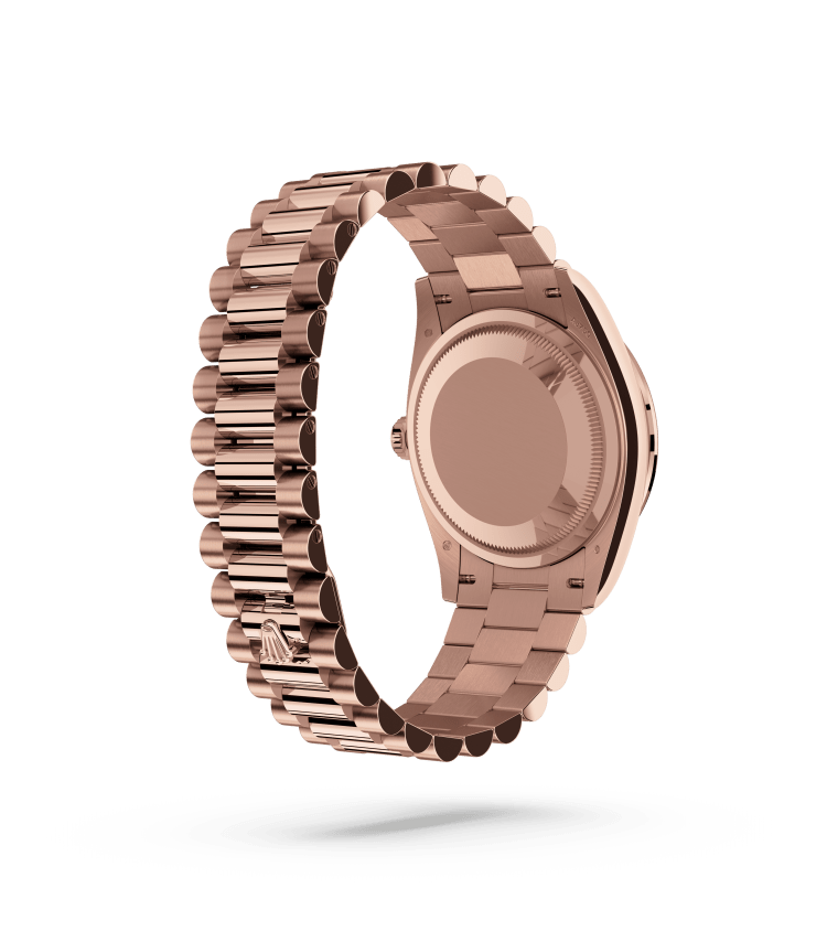 Rolex Day-Date 36 Oyster, 36 mm, Everose-Gold mit Diamanten M128395TBR-0032