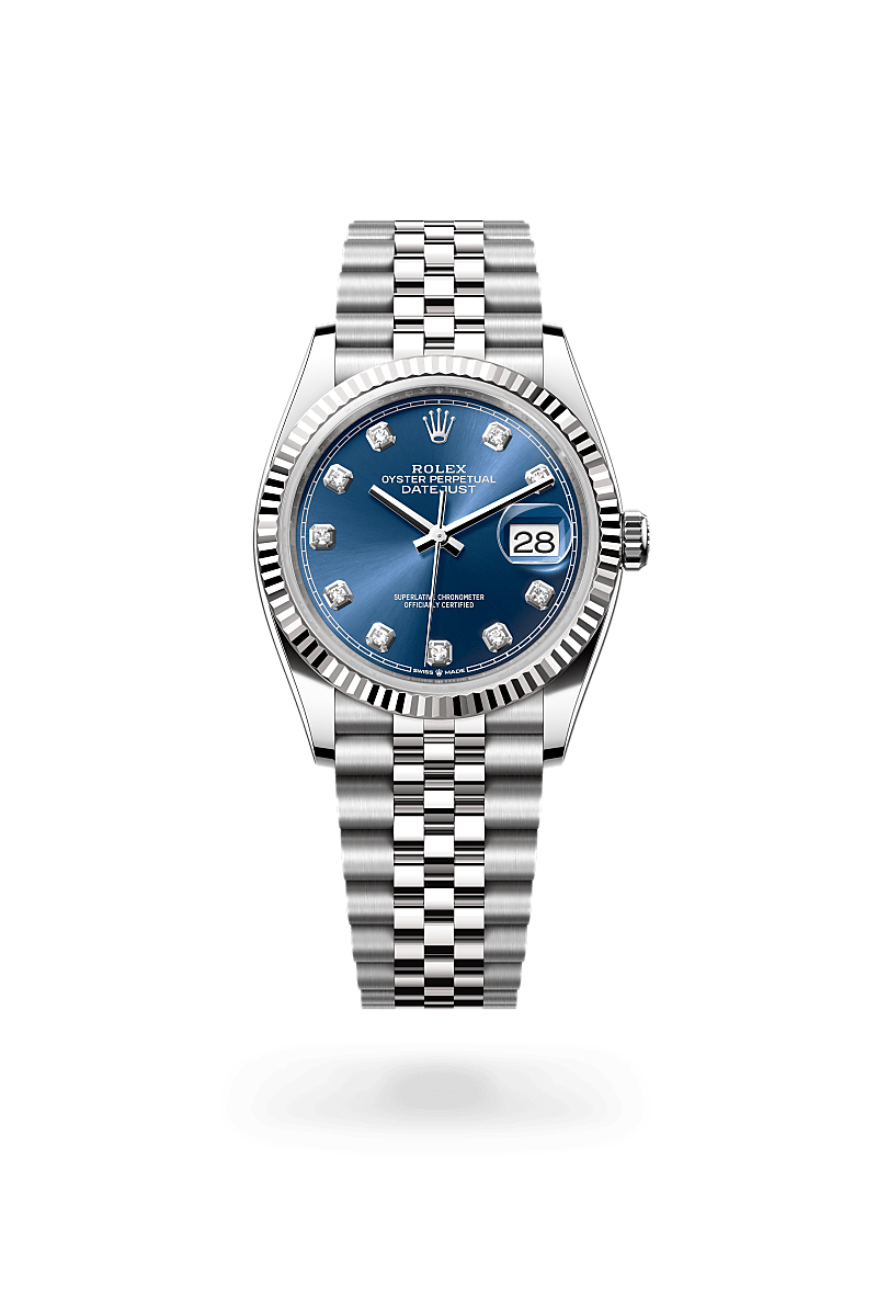 Rolex Datejust 36 Oyster, 36 mm, Oystersteel and white gold M126234-0037