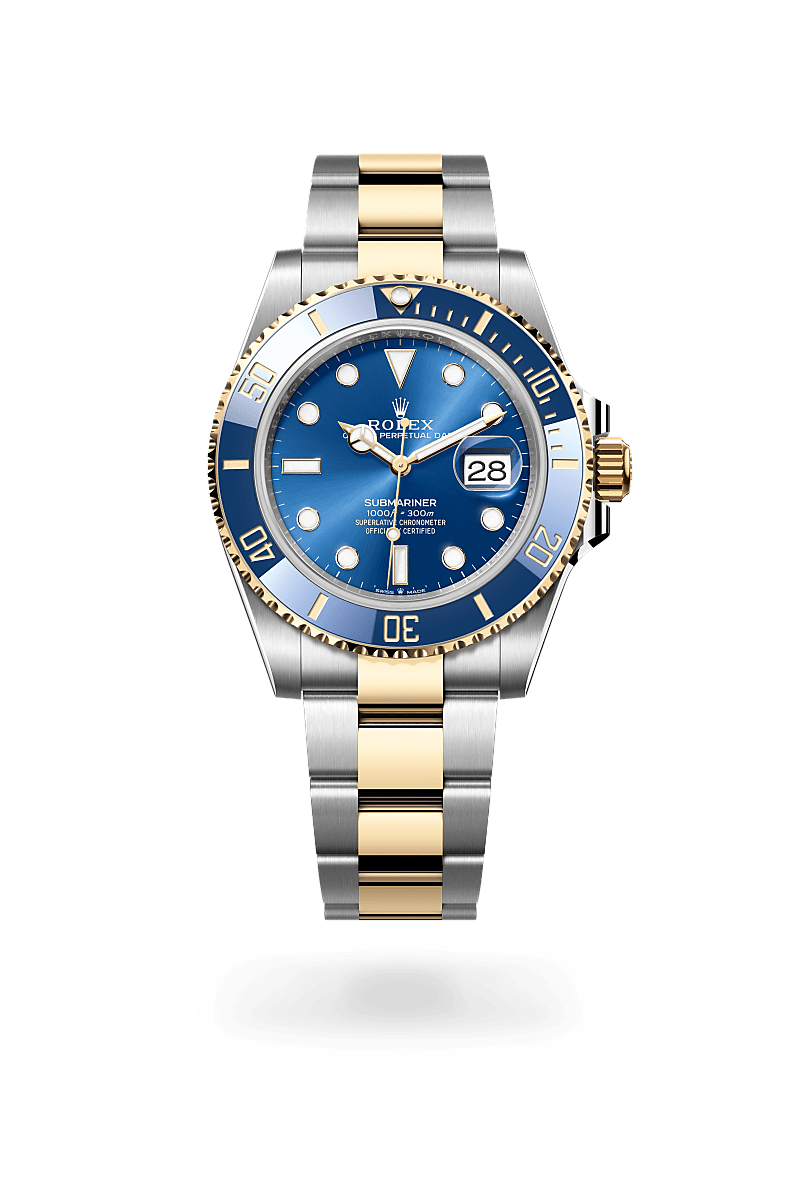 Rolex Submariner Date Oyster, 41 mm, Edelstahl Oystersteel und Gelbgold m126613lb-0002