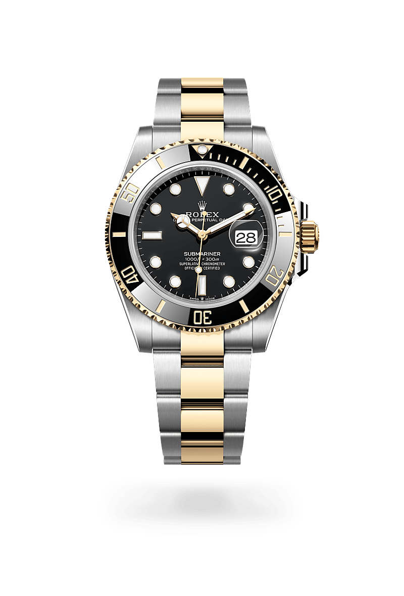 Rolex Submariner Date Oyster, 41 mm, Edelstahl Oystersteel und Gelbgold m126613ln-0002