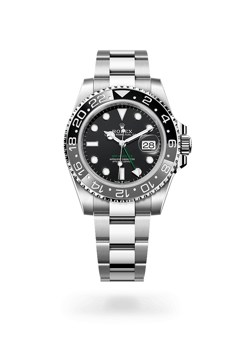 Rolex GMT-Master II Oyster, 40 mm, Edelstahl Oystersteel m126710grnr-0004