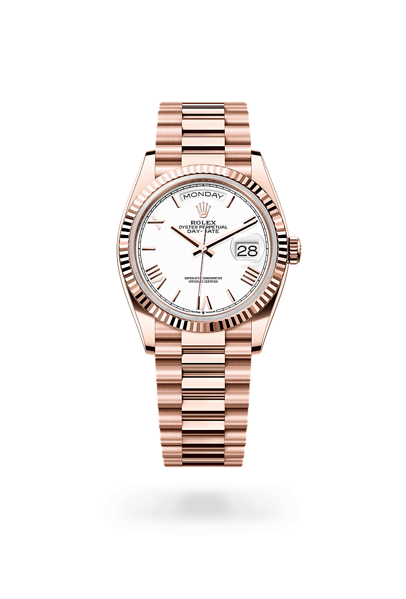 Rolex Day-Date 36 Oyster, 36 mm, Everose-Gold M128235-0070