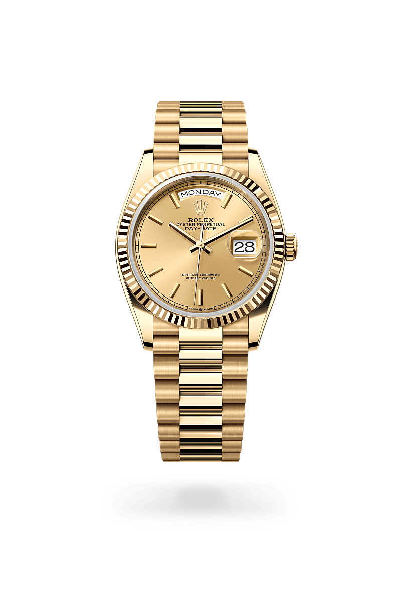 Rolex Day-Date 36 Oyster, 36 mm, yellow gold M128238-0045