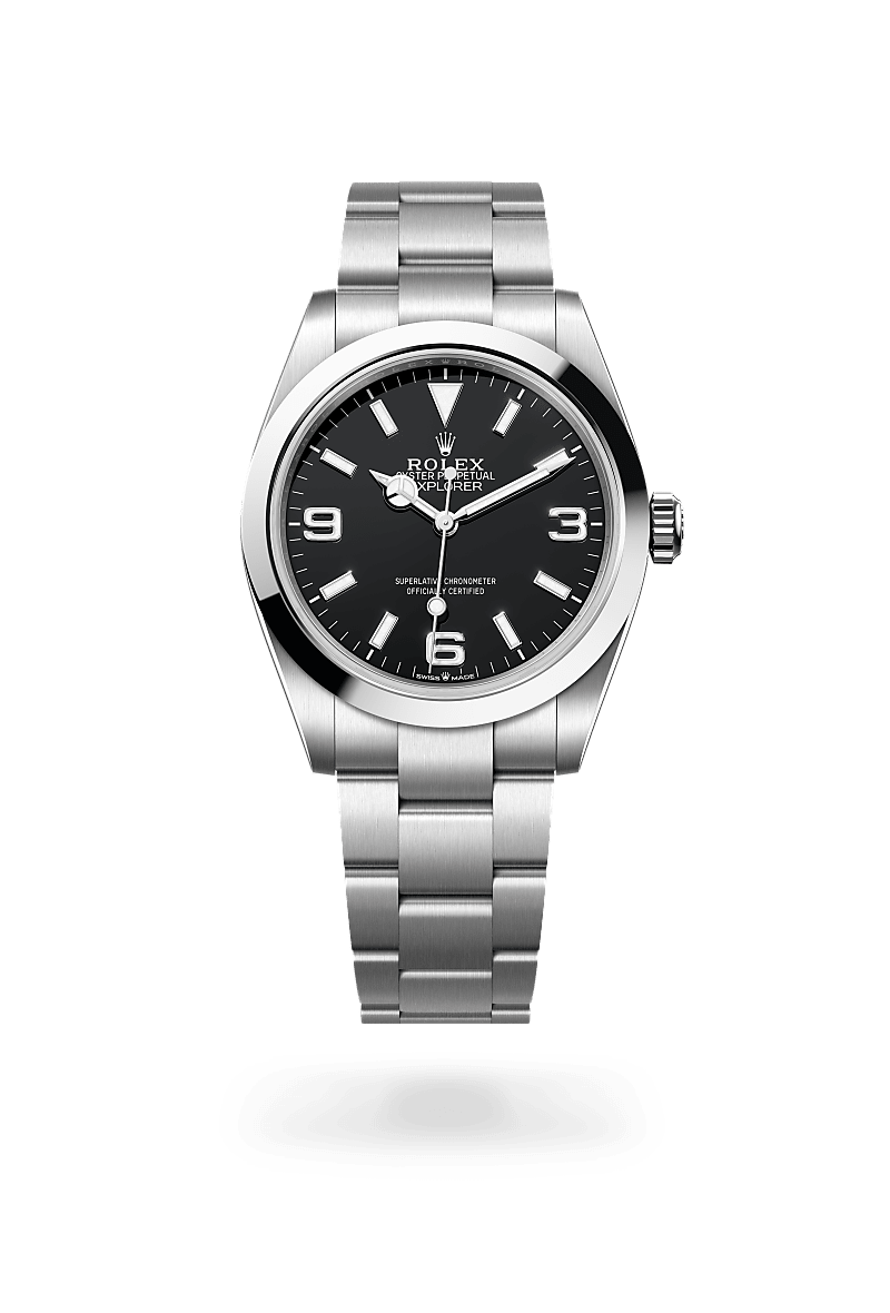 Rolex Explorer 40 Oyster, 40 mm, Edelstahl Oystersteel m224270-0001