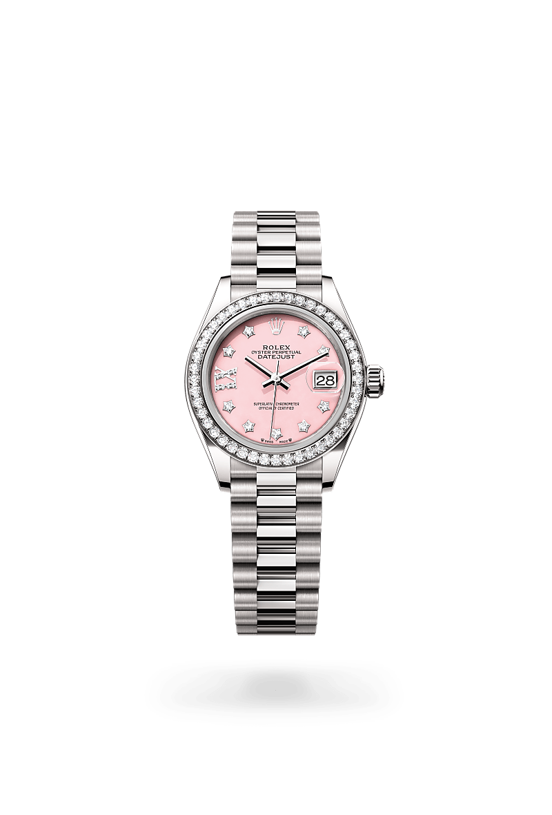 Rolex Lady-Datejust Oyster, 28 mm, white gold and diamonds m279139rbr-0002