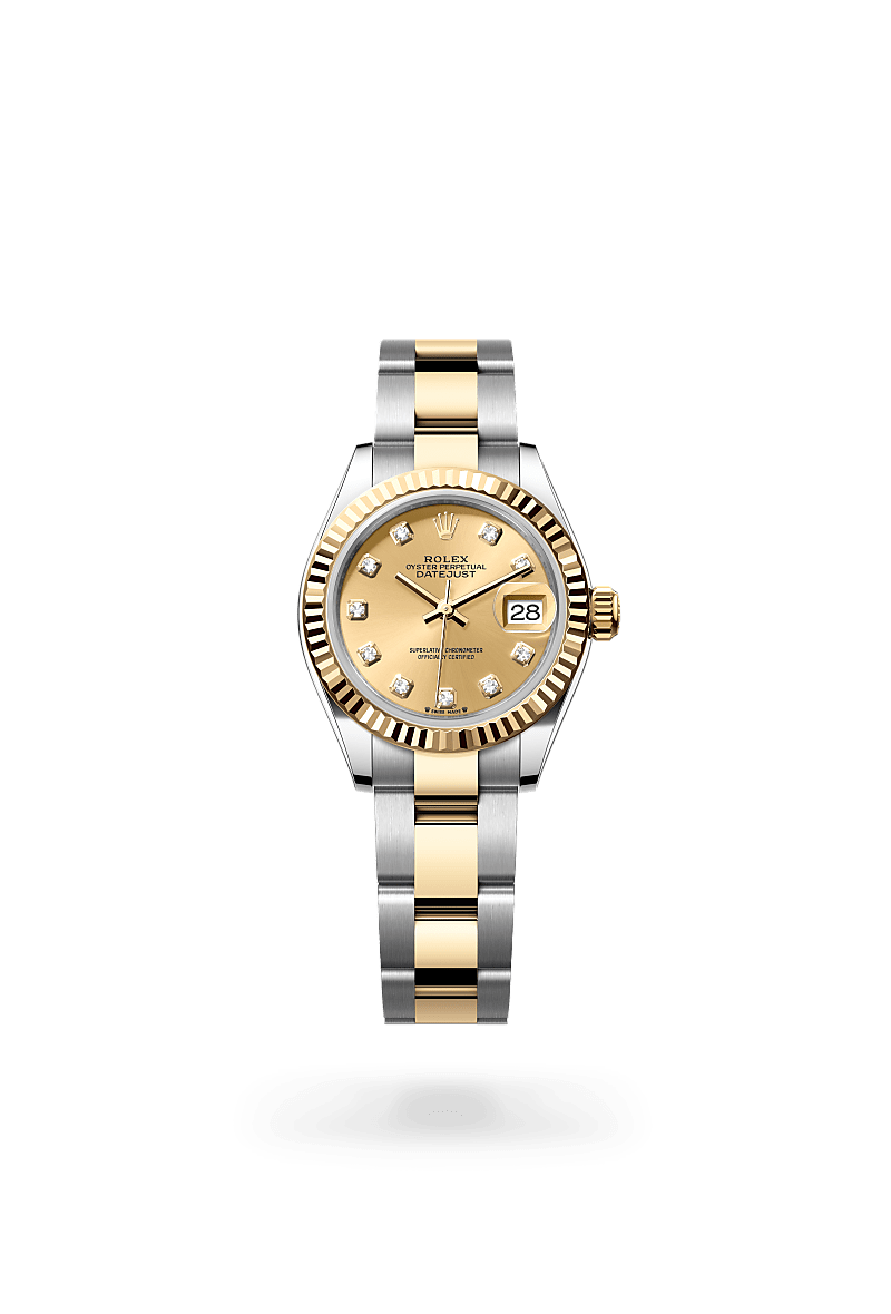 Rolex Lady-Datejust Oyster, 28 mm, Oystersteel and yellow gold m279173-0012