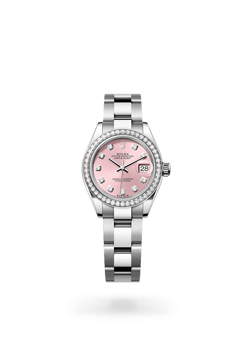 Rolex Lady-Datejust Oyster, 28 mm, Oystersteel, white gold and diamonds m279384rbr-0004