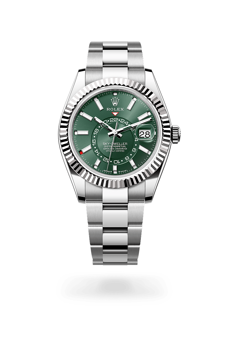 Rolex Sky-Dweller Oyster, 42 mm, Edelstahl Oystersteel und Weißgold m336934-0001