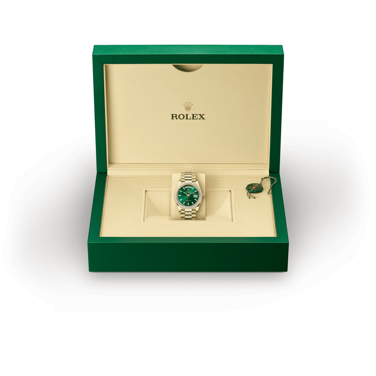 Rolex Day-Date 36 Oyster, 36 mm, yellow gold and diamonds M128398TBR-0035
