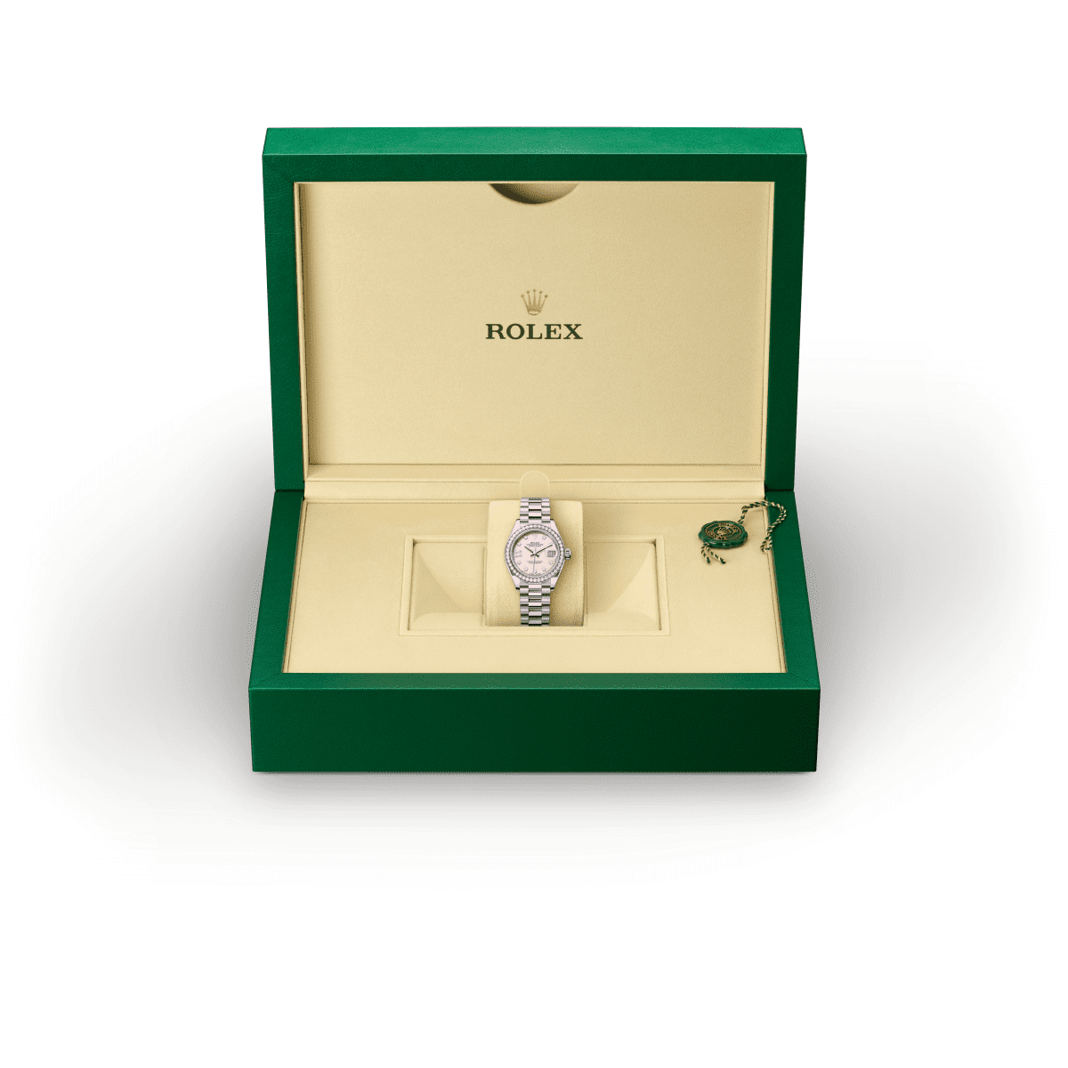 Rolex Lady-Datejust Oyster, 28 mm, white gold and diamonds M279139RBR-0002