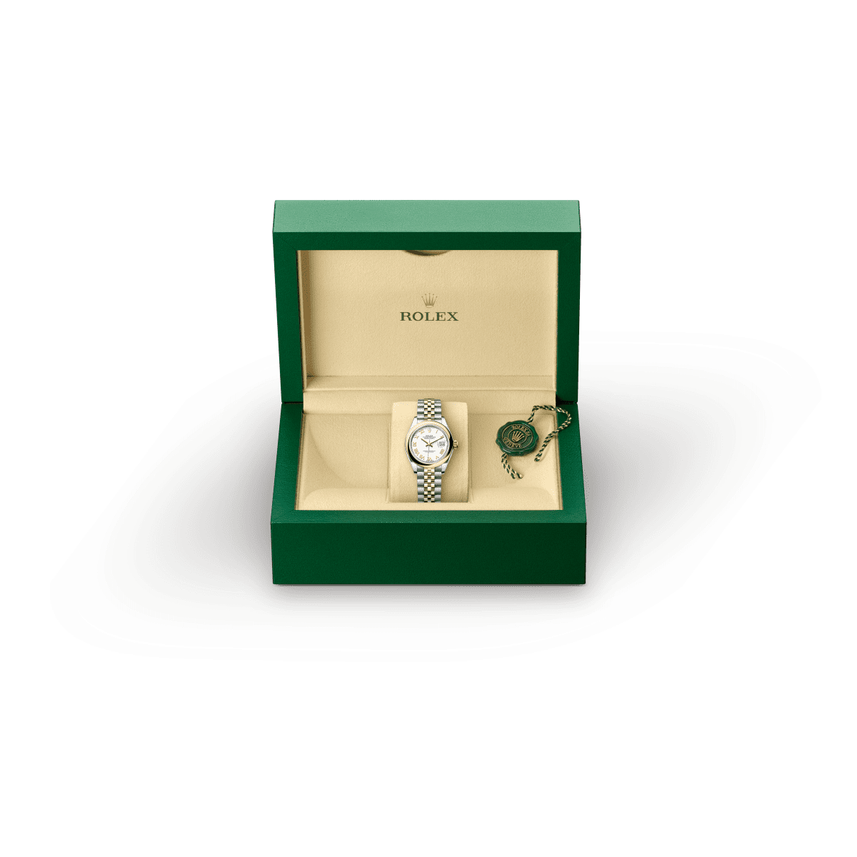 Rolex Lady-Datejust Oyster, 28 mm, Edelstahl Oystersteel und Gelbgold M279163-0023