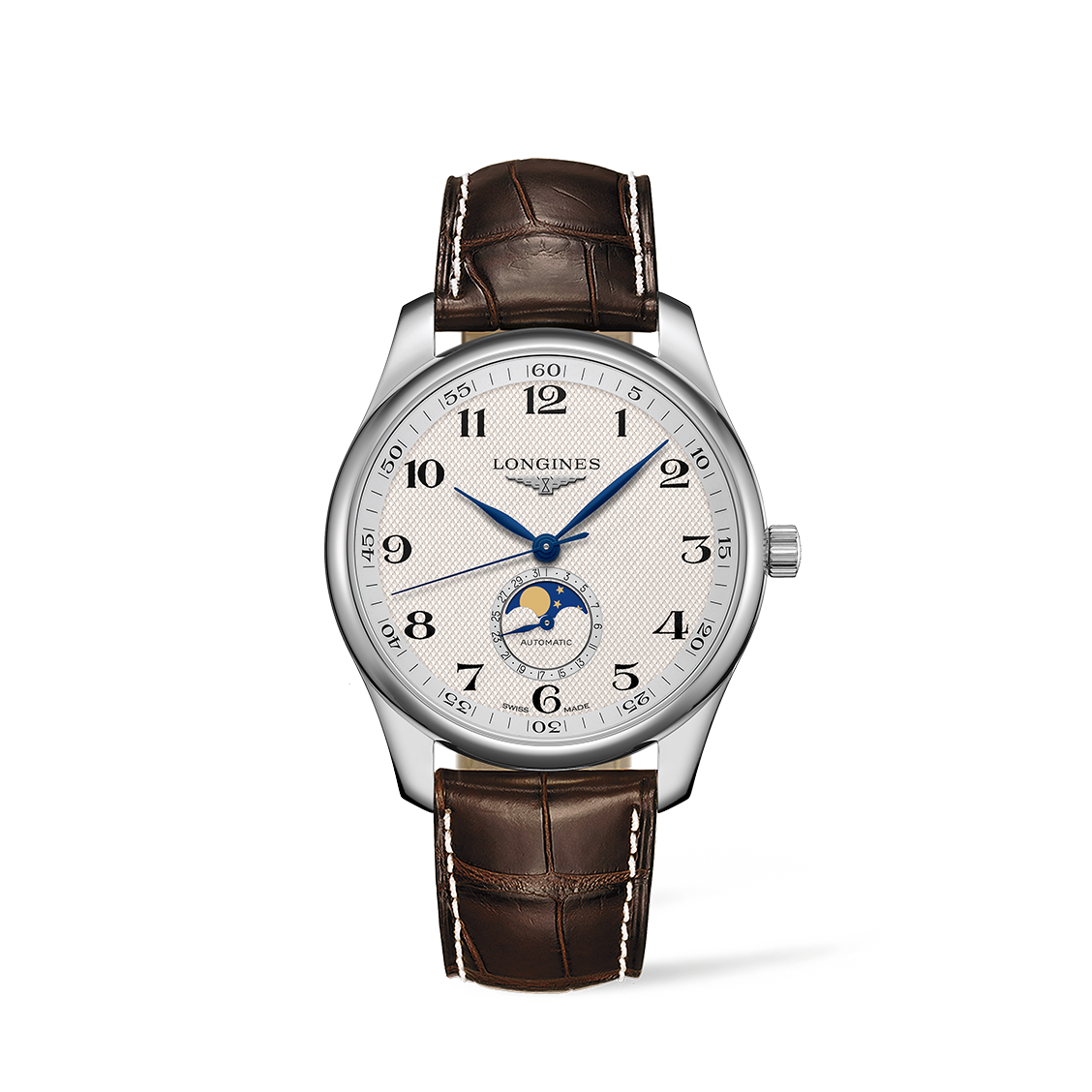 The longines master collection 42mm chronograph on sale with moon phase